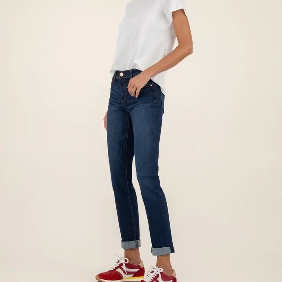 Kut from the Kloth Dark Indigo Boyfriend Jeans - Picture 3 of 13